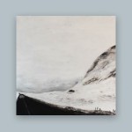 Schneelandschaft 2015 (100 x 100 cm, Öl auf Leinwand, gerahmt)
