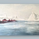 Fjord 2015 (160 x 120 cm, Öl auf Leinwand)